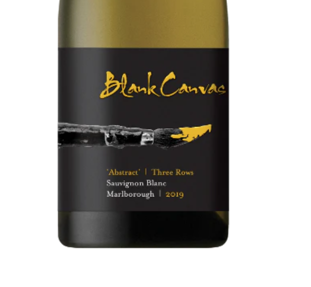 Blank Canvas Abstract Three Rows Sauvignon Blanc 2019 (BC 95)
